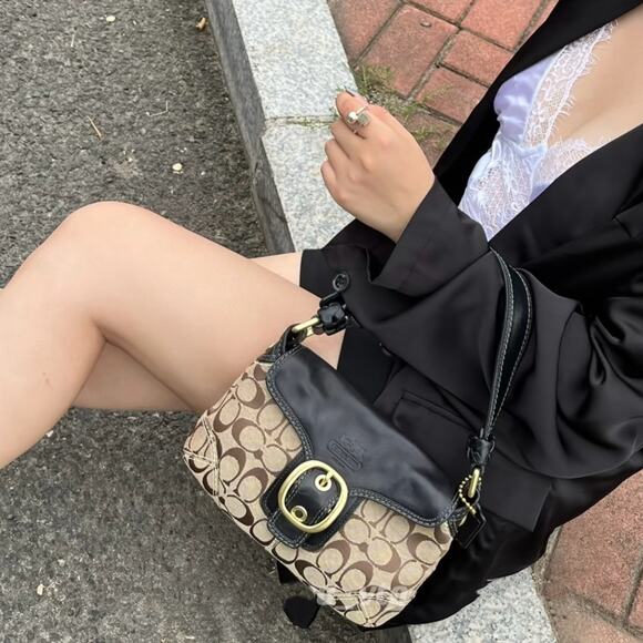 COACH Vintage Bleeker Soho C Signature Hobo Bag 11441 - Picture 1 of 11